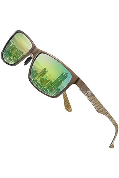 GENERAL Duco Rectangular Polarized Lens Sunglasses for Men |   Anti-Glare Sun...