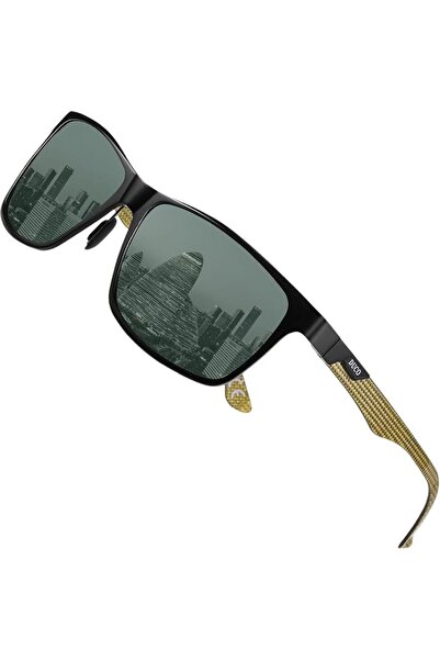 GENERAL Duco Rectangular Polarized Lens Sunglasses for Men |   Anti-Glare Sun...