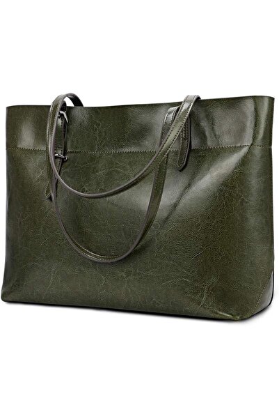GENERAL Women's Classic Shoulder Bag for Carrying Things, Made of Genuine Lea...