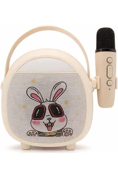 Genel Markalar Çocuklara Özel Tasarımlı Bluetooth Karaoke Mikrofon ve Ahşap T...
