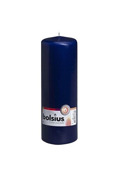 Bolsius Lumanare Stalp Bolsius, Timp Ardere 78 Ore, 200 x 68 mm, Albastru