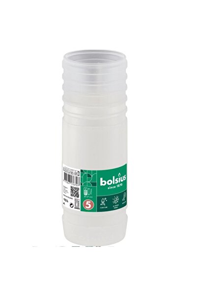Bolsius Set 4 x Candela Rezerva Nr. 5P DNI, Bolsius, Alba, 113 Ore
