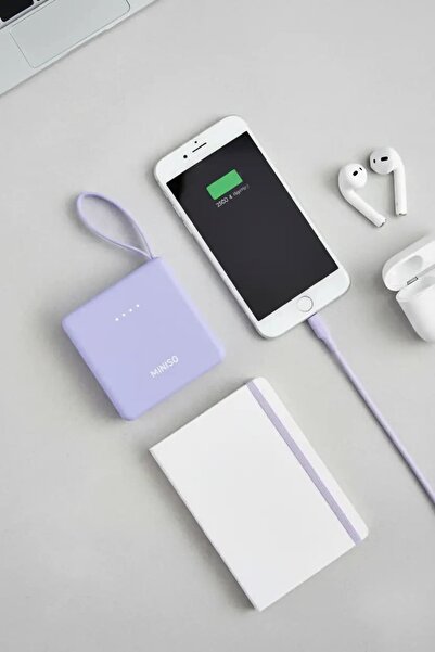 Miniso Lisanslı Dahili Kablolu 2500mAh Taşınabilir Powerbank X-25DX – Pratik ...