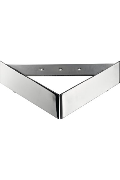 OEM Hettich Triangle πόδι επίπλου 150x150x150x45 χιλ., χρωμιωμένο ατσάλι