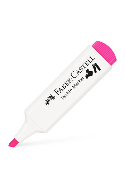 Faber Castell Marker textil roz neon faber-castell