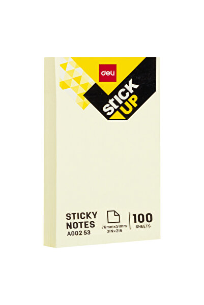 MC Micostore Sticky notes 76*51mm yellow 100 sheets deli