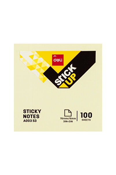 MC Micostore Sticky notes 76*76mm yellow 100 sheets deli