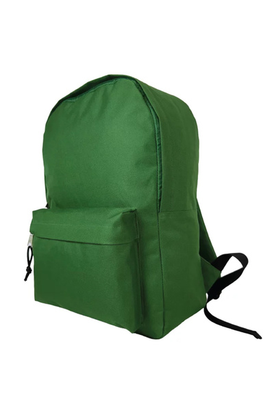 MC Micostore Ghiozdan gimnaziu simplu 42*30*14cm verde 2 fermoare pigna