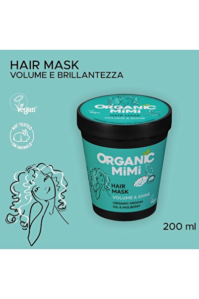 ORGANİC MİMİ Volume & Shine Argana & Mulberry Hair Mask 200ml