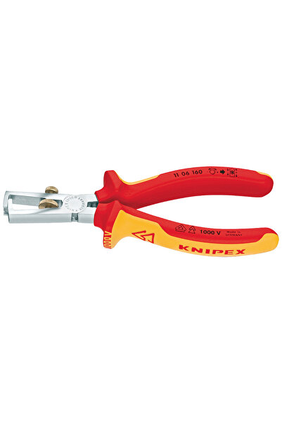 Knipex VDE KABLO SIYIRMA PENSESİ 160 mm KNI1106160