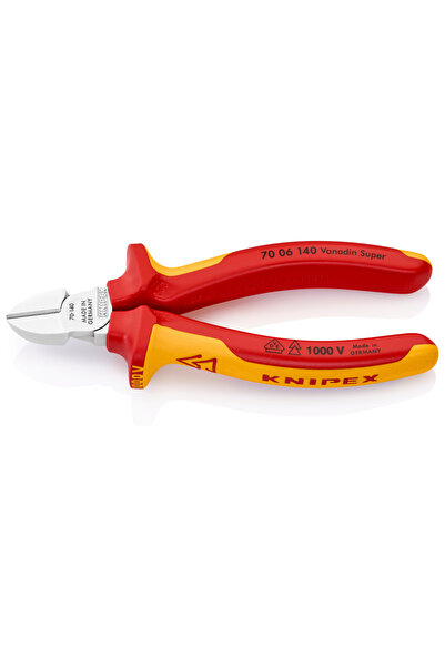 Knipex VDE YAN KESKİ 140 mm KNI7006140