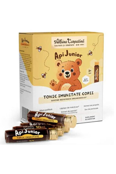 APICOLA PASTORAL GEORGESCU Supliment Alimentar Api Junior Tonic Imunitate Cop...