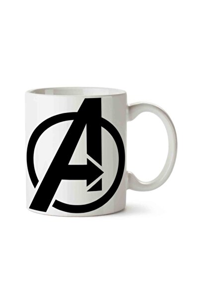 ART HEDİYE Avengers Superhero Logo Two Side Printed Mug