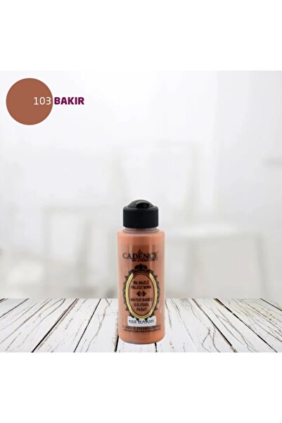 Cadence Boya Cadence Su Bazlı Yaldız Boya 103 Bakır 120 Ml.