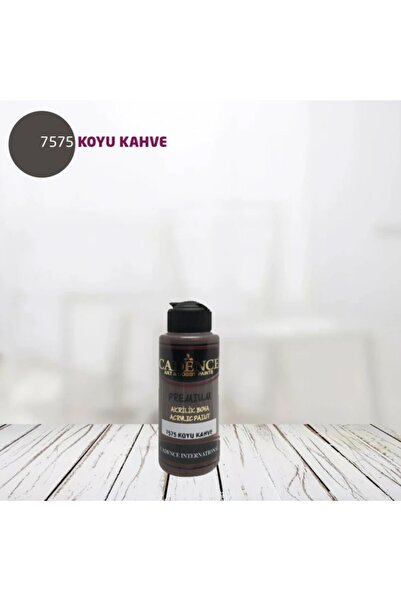 Cadence Boya Cadence Premium Akrilik 7575 Koyu Kahve - 120ml