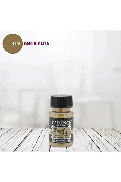 Cadence Boya Cadence Dora Glass Metalik Cam Boyası 3150 Antik Altın