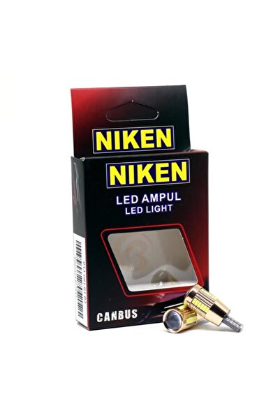 Niken 12v T10 Dipsiz Ampul 27 Led'li Mercekli 2’li Set - Beyaz Iş