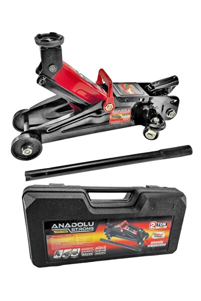 Anadolu Strong 2 Ton Sızdırmaz Sağlam Dayanıklı Kaynak Gövde Hidrolik Timsah Kriko