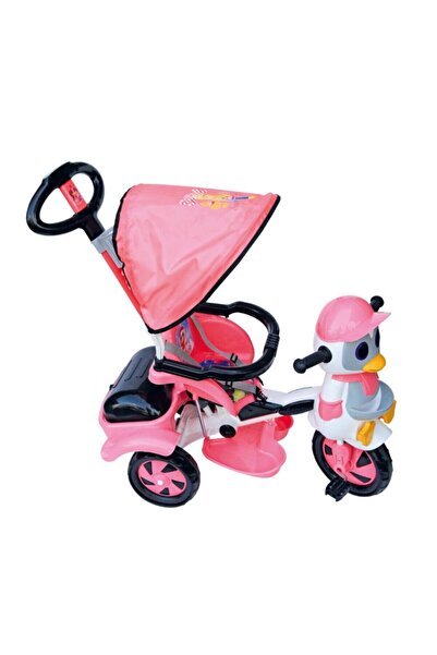 Dilaver Üç Teker Penguen Çocuk Bisikleti İtmeli Bisiklet Ebeveyn Kontrollü Bisiklet 1-4 Yaş Arası