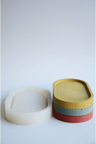 Reality Saksı Altlığı - Sunum Tepsisi Silikon Kalıbı (KÜÇÜK BOY)