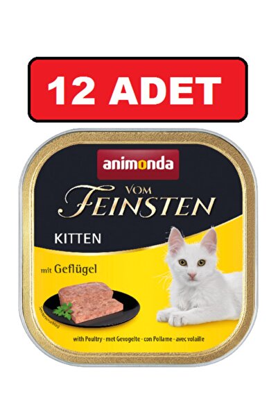 Animonda Vom Feinsten Kitten Yavru Kedi Kümes Hayvanlı Kedi Konserve Yaş Mama...