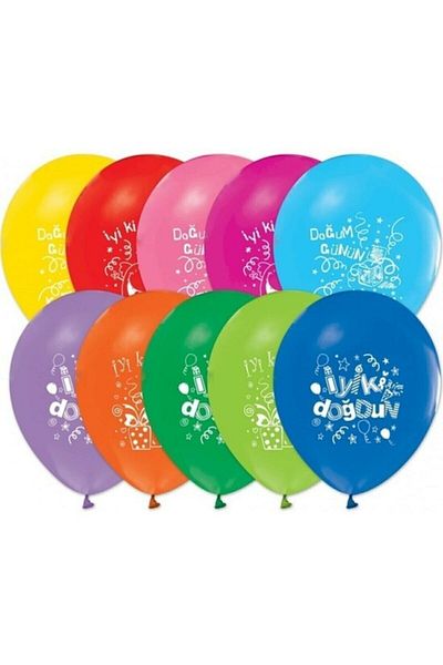 Party City Good You Are Born Printed Mixed Color Balloon 12 Inch 10 Pieces