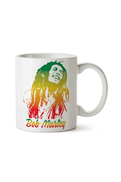 ART HEDİYE كوب بوب مارلي مطبوع على الجانبين