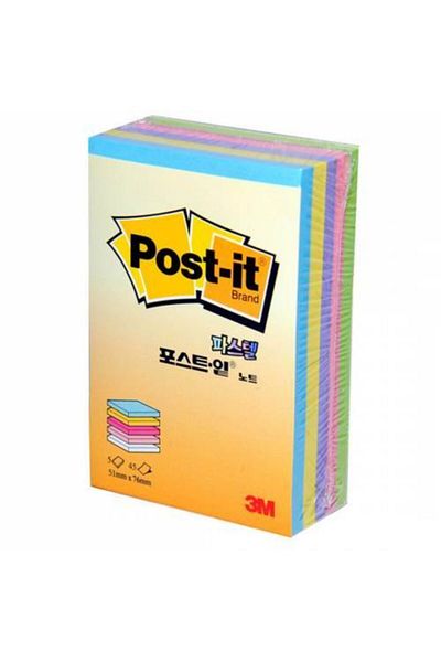 Post-it 3m Ct32 مكعب ملاحظة ألوان الباستيل 225 ورقة 51x76mm