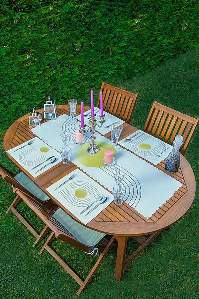 Realhomes 4+1 Special Design American Service & Runner Set