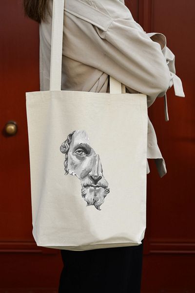 Fark Tanıtım Canvas Sculpture Printed Bag