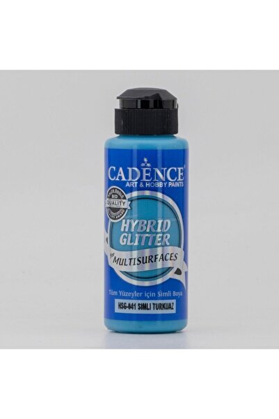 Cadence Boya Hybrid Multisurface Simli Akrilik Boya 120ml - Hsg-041 Turkuaz