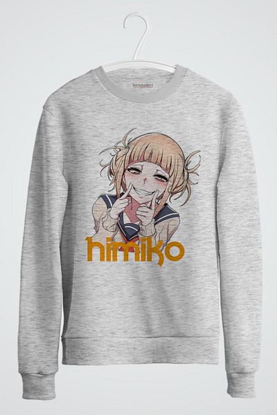 karikatürstore Himiko Toga My Hero Academia Anime Printed Sweatshirt
