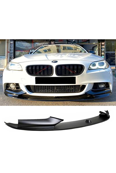 MKG Bmw F10 5 Serisi M Ön Lip Ön Tampon Eki 4 Prç. 2014 - 2017 Piona Black Ithal