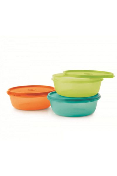 Tupperware Refrigerator Storage Container 600 Ml Three Candy Pieces Hsgl Colorful