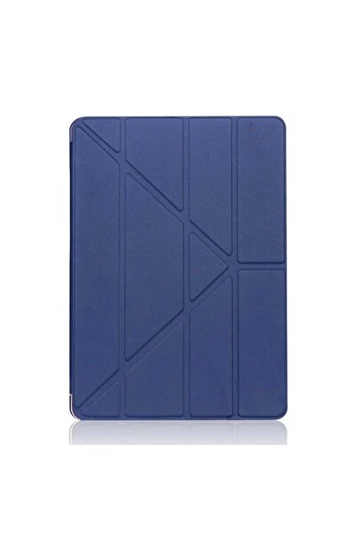 Nezih Case Ipad 10.2 2021 9.Nesil Uyumlu Tri Folding Standlı Kılıf Lacivert