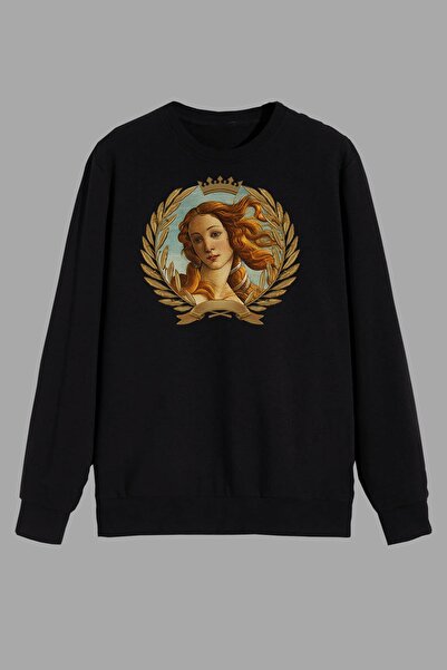 perseusshopping Mitološka boginja lepote Venera Štampano crna unisex majica