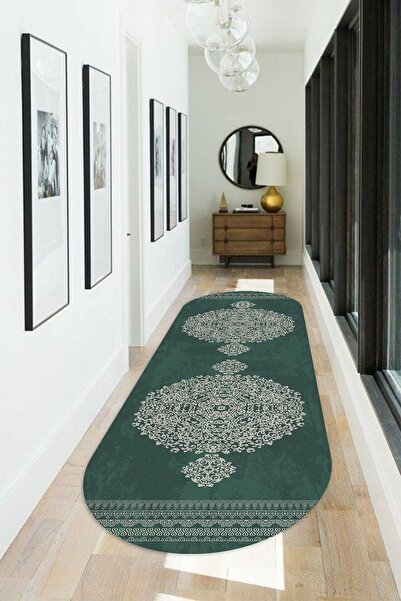 Arrosa Home Mavi Zeminli Otantik Kilim Desenli Halı