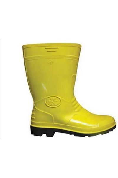 GEZER Yellow Rubber Short Boots