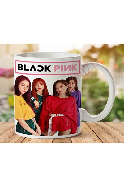 ART HEDİYE كوب بلاك بينك مطبوع على الجانبين