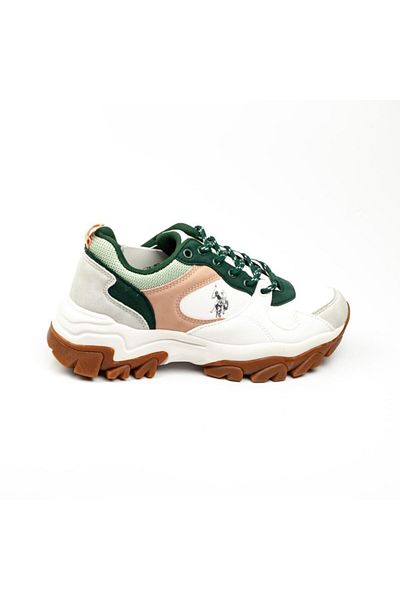 U.S. Polo Assn. Tracky Shoes White-green
