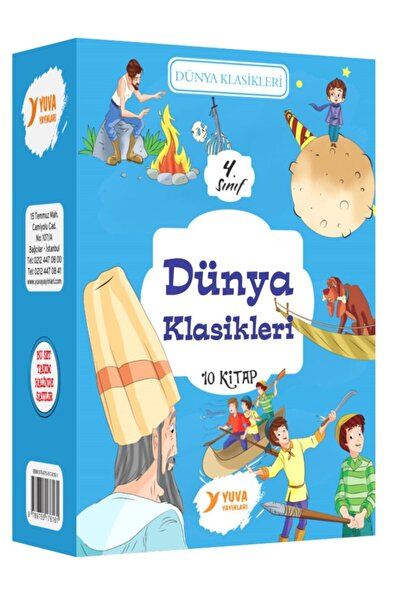 Yuva Yayınları Dünya Klasikleri 10 Kitap 4.sınıf
