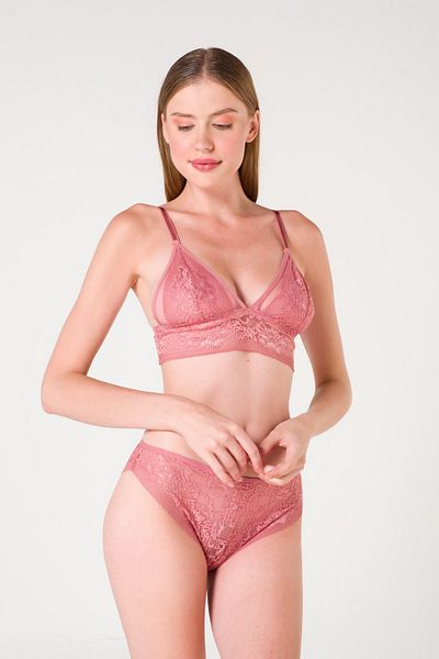 Top Step Σετ σουτιέν Bralet Lace χωρίς κάψουλα