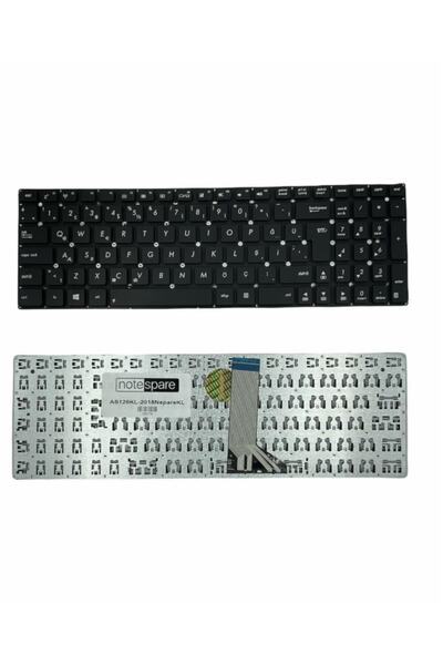 Notespare Asus ile Uyumlu X551CA, X551M, X551MA, X551MAV, X553, X553M Notebook Klavye Siyah TR