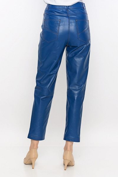 Basics&More Women's Five Pocket Leather Pants