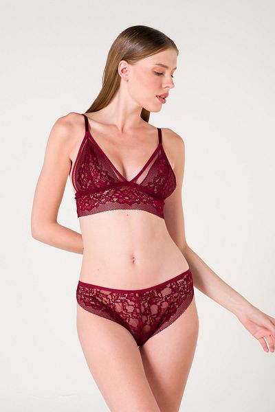 Top Step Set sutien cu dantelă fără cupe