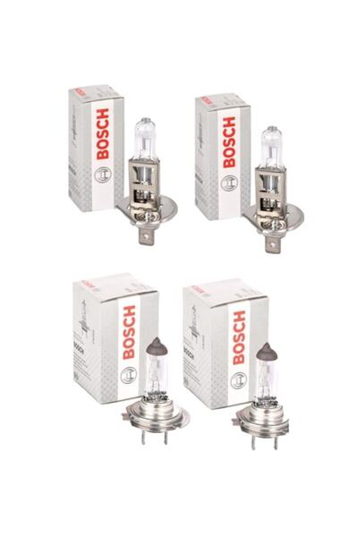 Bosch Citroen C-elysee Uzun Kısa Far Ampul Takımı H1-h7 2012-2020
