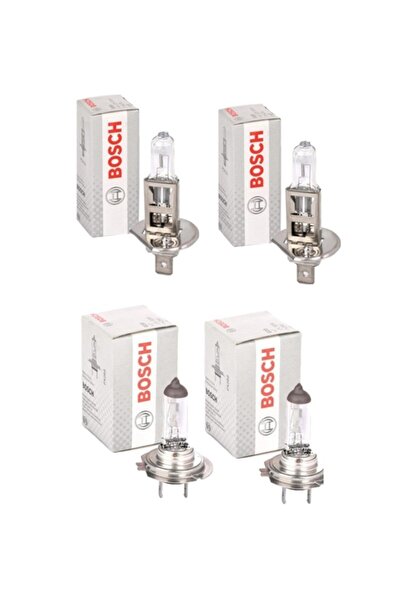 Bosch Renault Clio Uyumlu Uzun Kısa Far Ampul Takımı H1-h7 2001-2020