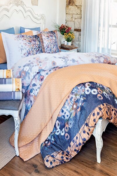 Özdilek Двоспальний комплект постільної білизни Rosebud Жовтий