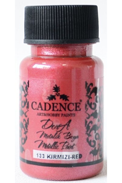 Cadence Dora Metalik Boya 50ml - 133 Dora Kırmızı