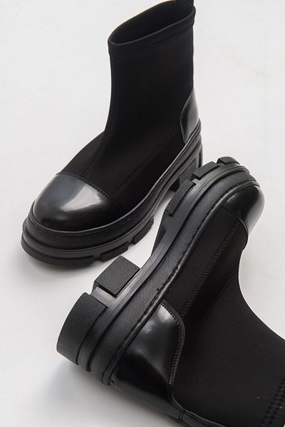 LuviShoes Dámské boty Bendıs Black Scuba
